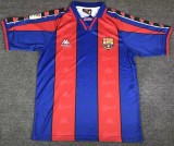 1996-1997 RONALDO # 9 BAR Home Red and Blue Retro Soccer Jersey