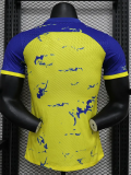 23-24 AL-Nassr Blue Yellow Player Version Training Shirts