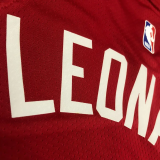 22-23 Raptors LEONARD #2 Red Top Quality Hot Pressing NBA Jersey