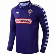 1998-1999 Fiorentina Home Retro Long Sleeve Soccer Jersey