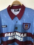 1995-1997 West Ham Away Retro Soccer Jersey