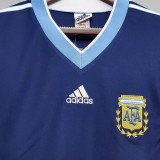 1998 Argentina Away Retro Soccer Jersey