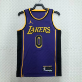 22-23 LAKERS WESTBROOK #0 Purple Top Quality Hot Pressing NBA Jersey (Trapeze Edition)