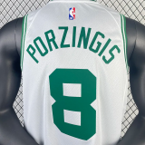 22-23 CELTICS PORZINGIS #8 White Top Quality Hot Pressing NBA Jersey