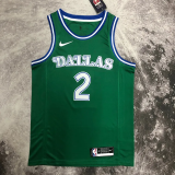 Dallas Mavericks IRVING #2 Green Retro Top Quality Hot Pressing NBA Jersey