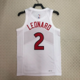22-23 Raptors LEONARD #2 White Top Quality Hot Pressing NBA Jersey