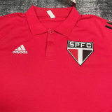 2023 Sao Paulo Red Polo Short Sleeve