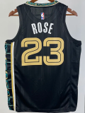 20-21 Grizzlies ROSE #23 Black City Edition Top Quality Hot Pressing NBA Jersey