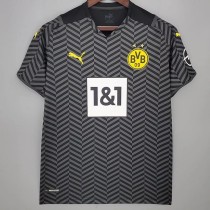 21-22 Dortmund Away Fans Soccer Jersey