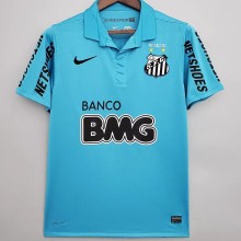 2012-2013 Santos FC Blue Retro Soccer Jersey