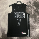22-23 NETS DURANT #7 Black Top Quality Hot Pressing NBA Jersey (Trapeze Edition)