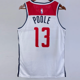 22-23 Wizards POOLE #13 White Top Quality Hot Pressing NBA Jersey