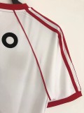 1986 River Plate White Retro Soccer Jersey