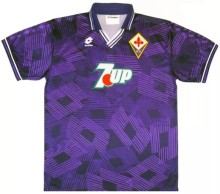 1992-1993 Fiorentina Home Purple Retro Soccer Jersey