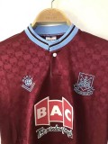 1989-1990 West Ham Home Retro Soccer Jersey