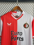 23-24 Feyenoord Home Fans Soccer Jersey