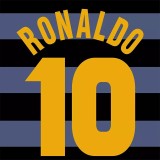 1997-1998 Ronaldo #10 INT Retro Soccer Jersey