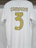 2023 Napoli CAMPION #3 White T-Shirts