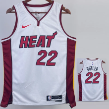 22-23 HEAT BUTLER #22 White Top Quality Hot Pressing NBA Jersey