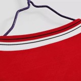 1986 Man Utd Home Long Sleeve Retro Soccer Jersey