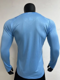 23-24 Man City Home Player Version Long Sleeve Soccer Jersey
