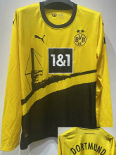 23-24 Dortmund Home Long Sleeve Soccer Jersey