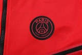 22-23 PSG Red Hoodie Jacket Tracksuit#F396