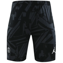23-24 PSG Black Grey Training Shorts Pants (Trapeze Edition)