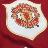 2006-2007 Man Utd Home long sleeve Retro soccer jersey