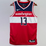 22-23 Wizards POOLE #13 Red Top Quality Hot Pressing NBA Jersey