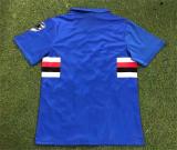 1991-1992 Sampdoria Home Retro Soccer Jersey