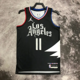 22-23 Clippers WALL #11 Black Top Quality Hot Pressing NBA Jersey (Trapeze Edition)
