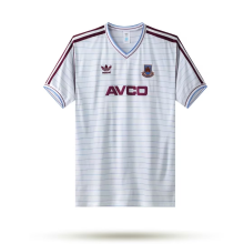 1986 West Ham White Retro Soccer Jersey