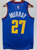 20-21 Nuggets MURRAY #27 Blue Top Quality Hot Pressing NBA Jersey (Trapeze Edition)