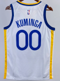 22-23 WARRIORS KUMINGA #00 White Top Quality Hot Pressing NBA Jersey