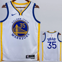 22-23 WARRIORS DURANT #35 White Top Quality Hot Pressing NBA Jersey