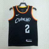 22-23 Cleveland Cavaliers IRVING #2 Black City Edition Top Quality Hot Pressing NBA Jersey