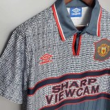 1995-1996 Man Utd Away Retro Soccer Jersey