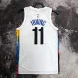 22-23 Nets IRVING #11 White City Edition Top Quality Hot Pressing NBA Jersey