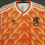 1988 NetherIands Home Retro Soccer Jersey