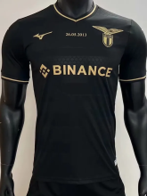 2023 Lazio Black Coppa Italia 10th Anniversary Player Version Soccer Jersey