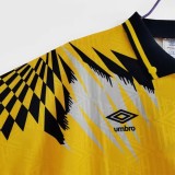 1992-1994 TOT Yellow Retro Soccer Jersey