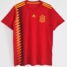 2018 Spain Home Retro Soccer Jersey