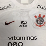 23-24 Corinthians Home Fans Soccer Jersey (Print All Sponsor)