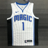 MAGIC McGRADY # 1 White Top Quality Hot Pressing NBA Jersey