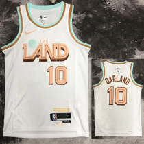 22-23 Kings GARLAND #10 White City Edition Top Quality Hot Pressing NBA Jersey