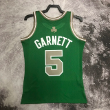 2003-04 CELTICS GARNETT #5 Green Retro Top Quality Hot Pressing NBA Jersey
