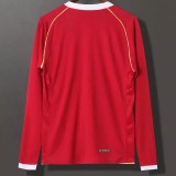 2006-2007 Man Utd Home long sleeve Retro soccer jersey