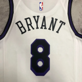 22-23 LAKERS BRYANT #8 White City Edition Top Quality Hot Pressing NBA Jersey