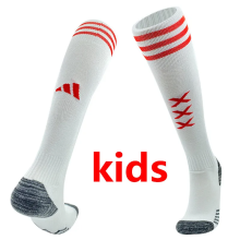 23-24 Ajax Home White Kids Socks